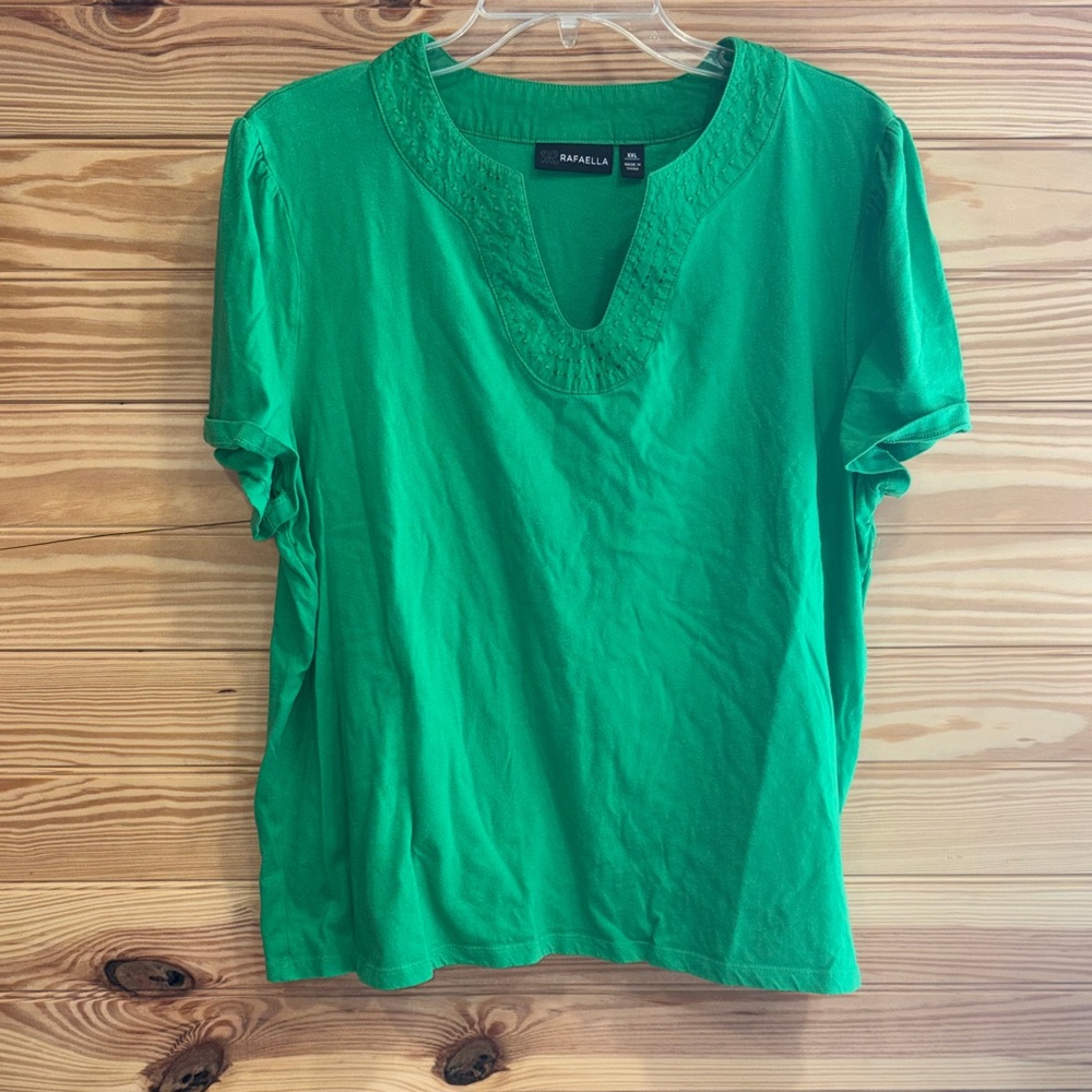 Rafaella Emerald Short Sleeve Tee